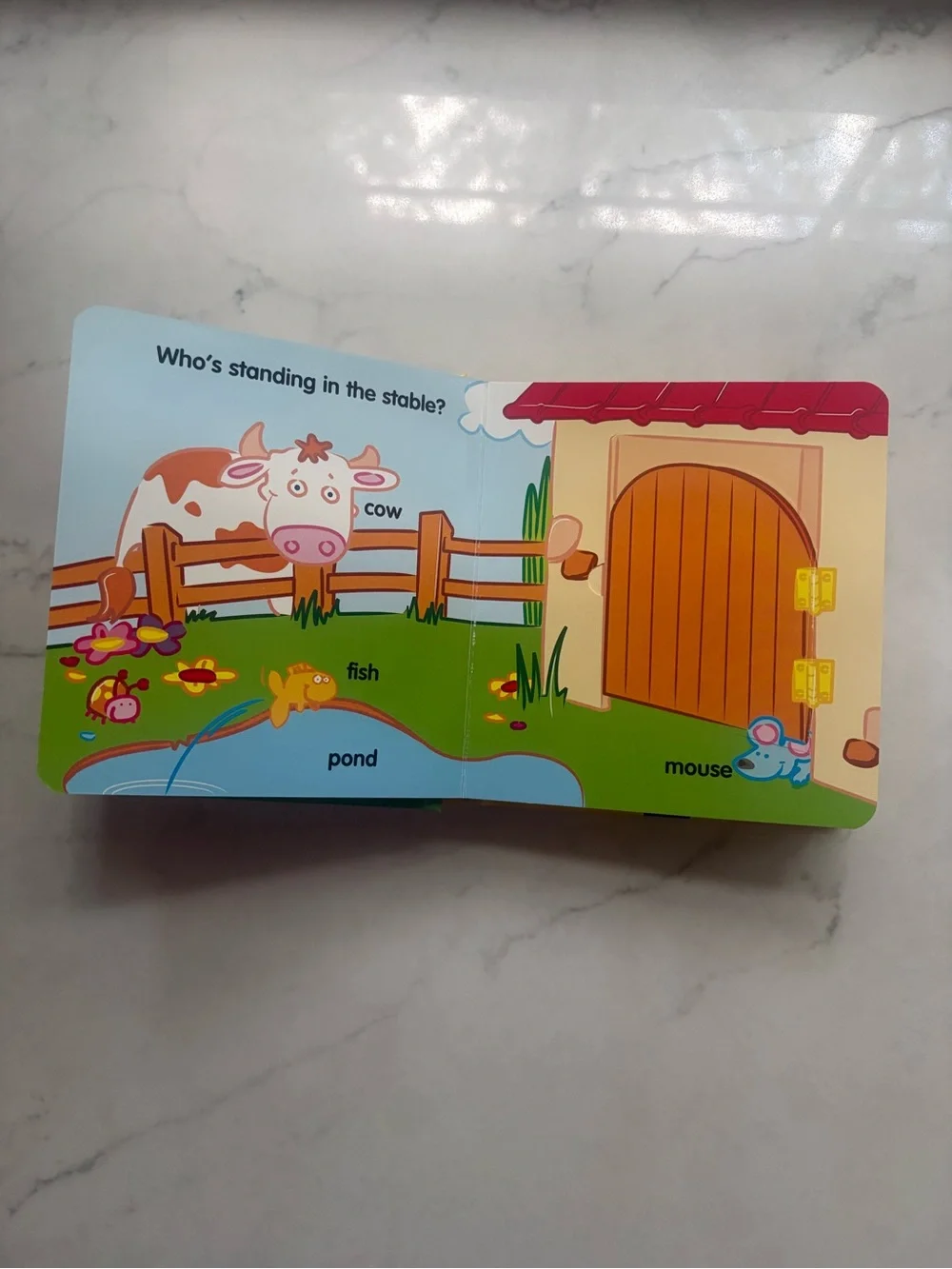 My Peekaboo Fun Board Book - Yellow Cow Cover